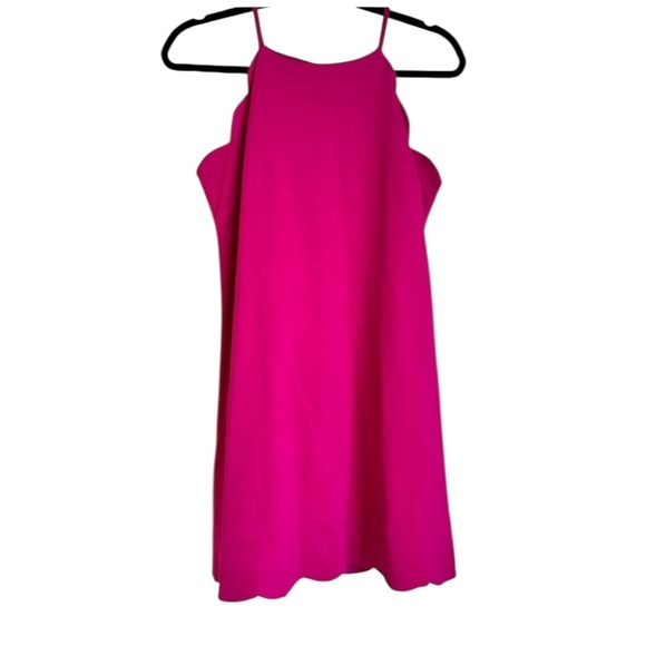 New with tags Aqua brand scalloped magenta dress from Bloomingdale size medium - Picture 1 of 6
